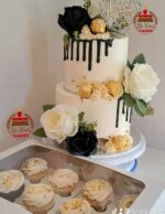2 Tier Elegant Cakes - Image 2